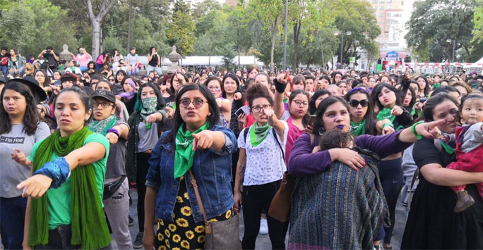 Women protesting