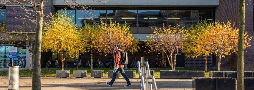 exterior of sydney jones library