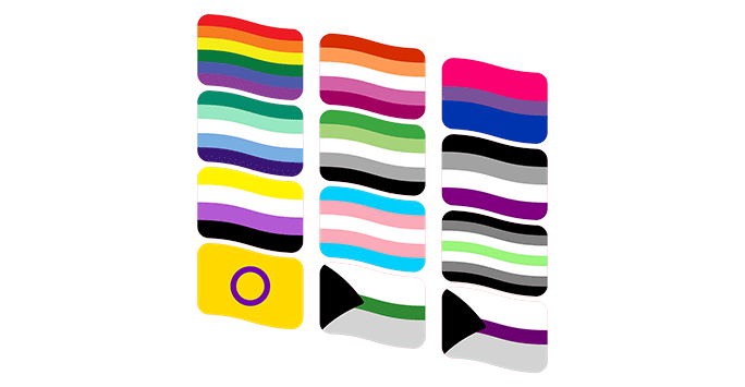 Pride flags