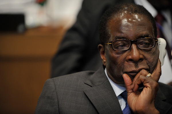 Photo of Robert Mugabe.