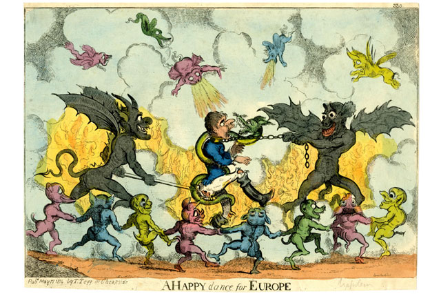 Cartoon illustration of Napoleon