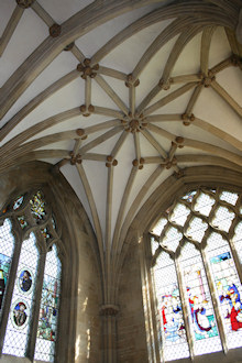 aisle vaults of the presbytery of Wells Cathedral 