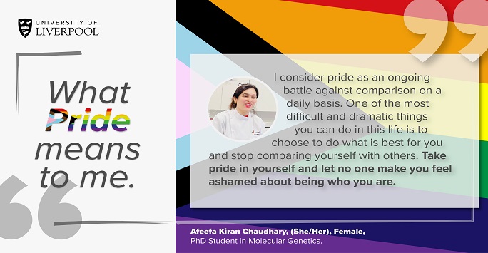 Afeefa Chaudhaury - What Pride means to me