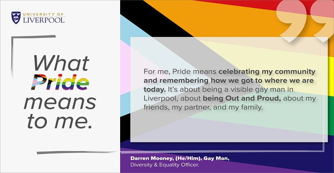 Darren Mooney - What pride means to me