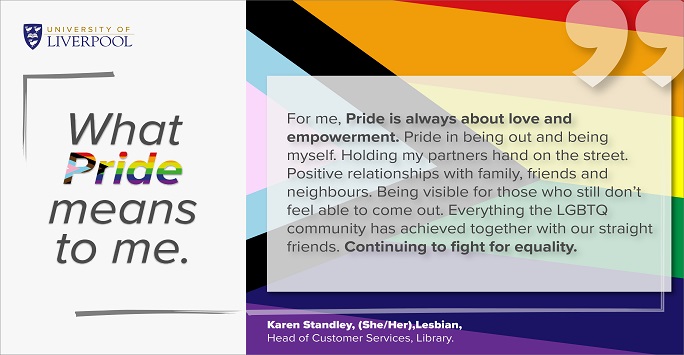 Karen Standley - What Pride means to me