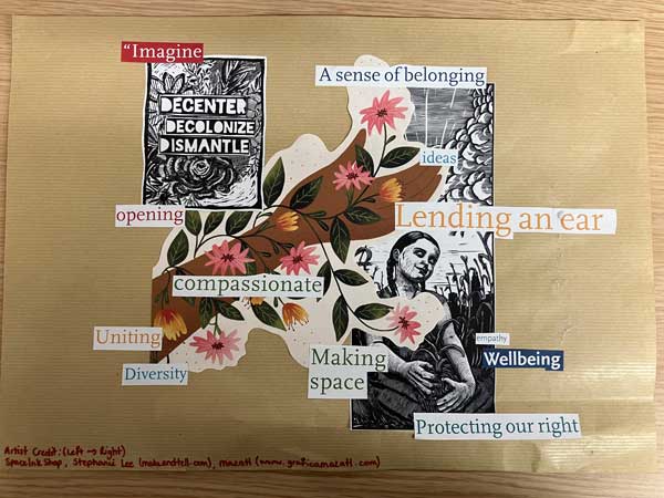 A collage created by Dr Bethany Jackson