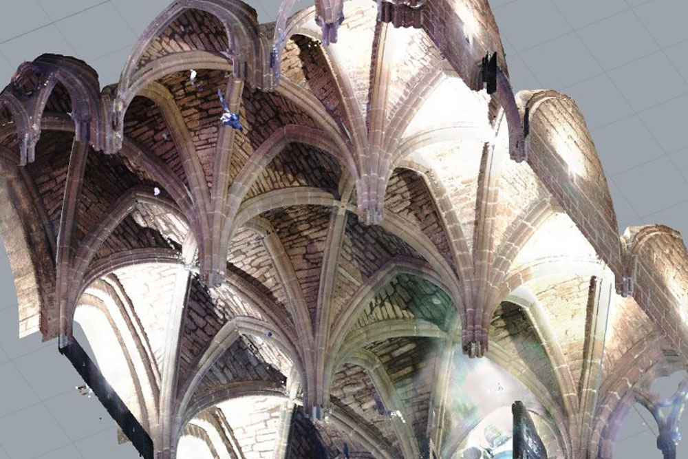 Screenshot of Chester Cathedral vestibule digital scan