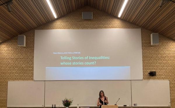 Ciara Kierans presenting at end-of-year AIAS conference