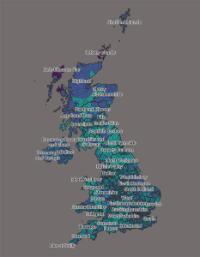 Map of UK