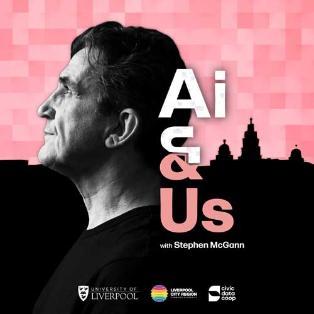 AI and Us cover featuring Stephen McGann