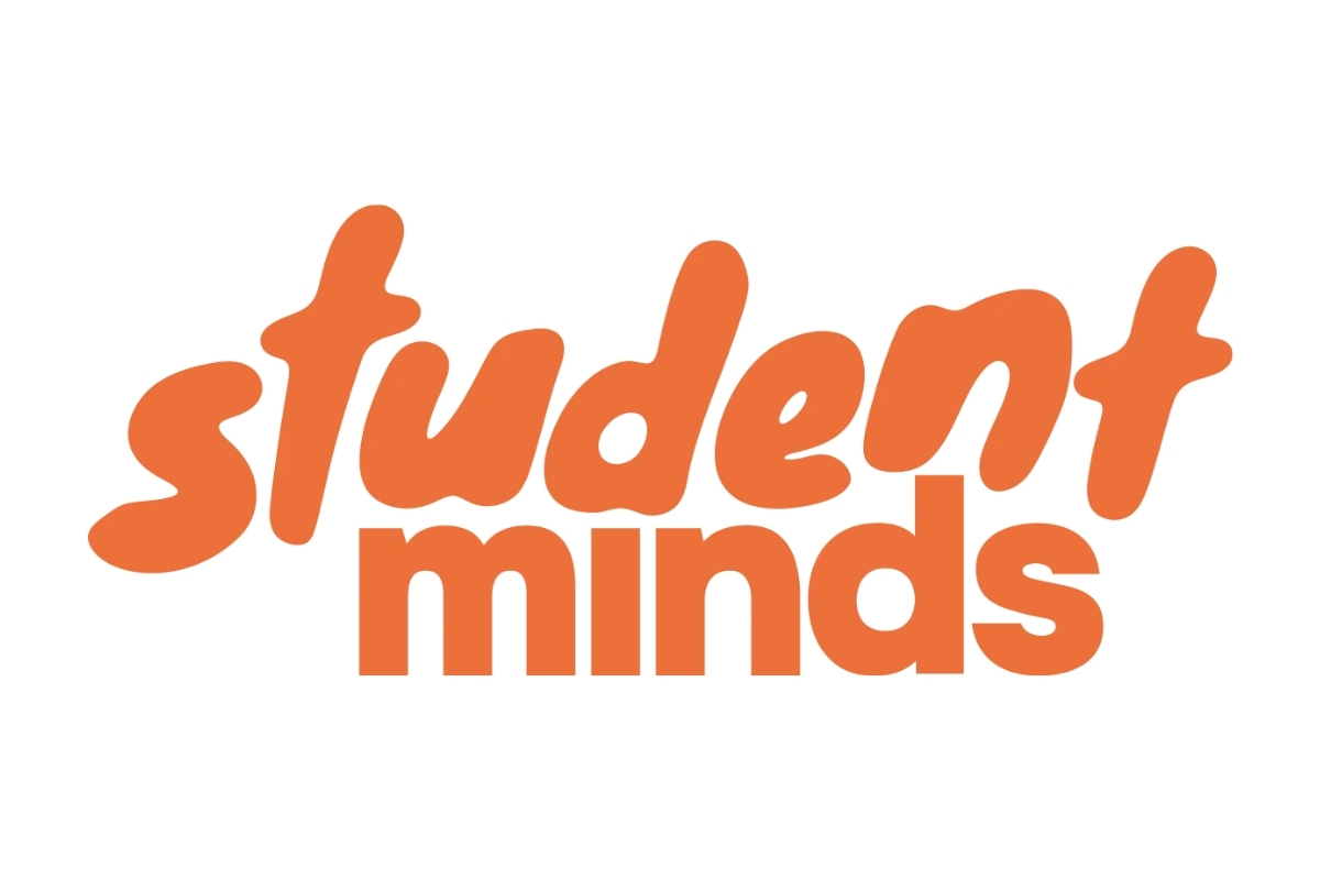 Friendly red letters on a white background