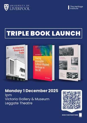 Triple book launch, Monday 1 Dec, VGM Leggate Theatre