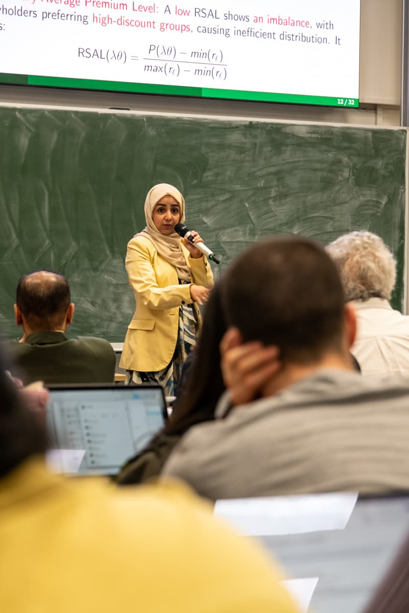 speaker at KSA women driver insurance visit workshop