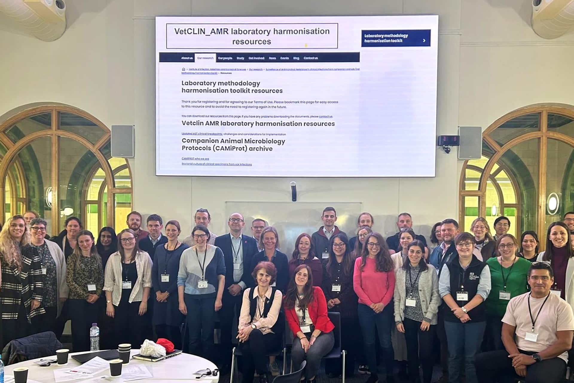 Members at vetclin meeting