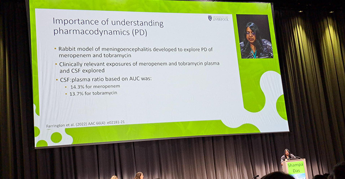 Photo of Professor Shampa Das at ECCMID