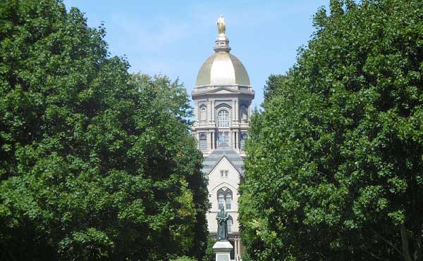 Professor Frank Shovlin visits the University of Notre Dame, USA
