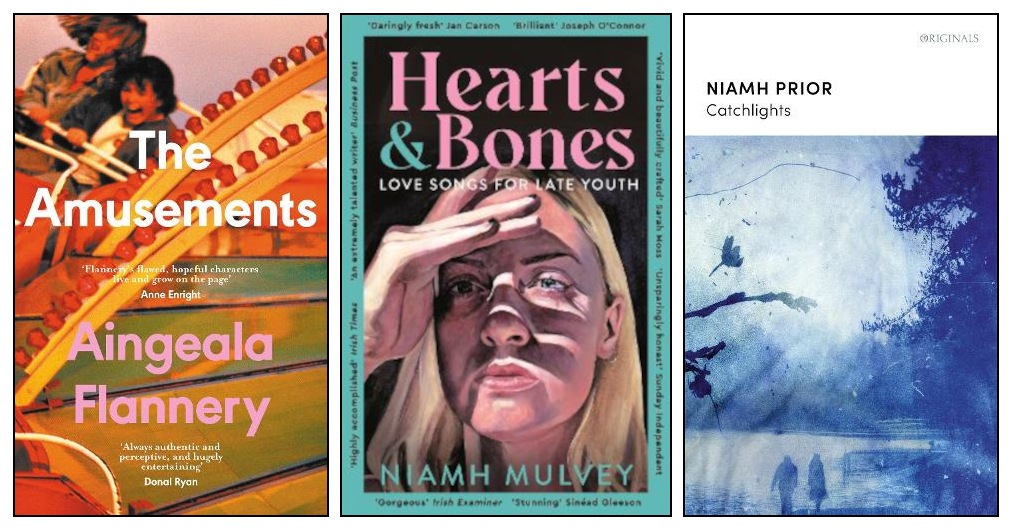 Covers of the 3 books shortlisted for the 2022 John McGahern Book Prize