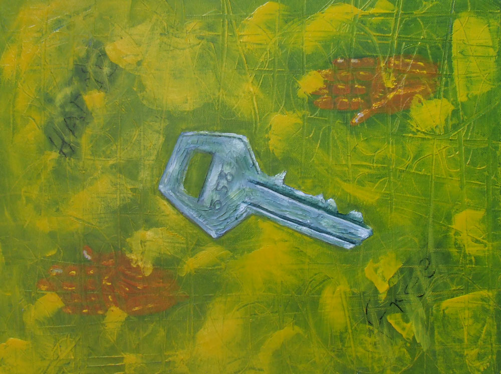 Painting of a key