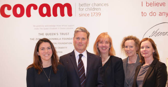 Helen Stalford and team with Keir Starmer.