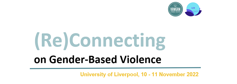 (Re)Connecting on Gender Based Violence Conference logo banner