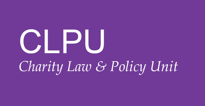Charity Law & Policy Unit logo - purple background with white writing