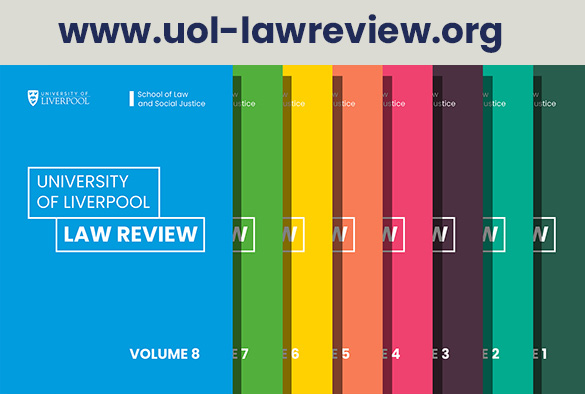 Front covers of issues 1-8 of the Law Review