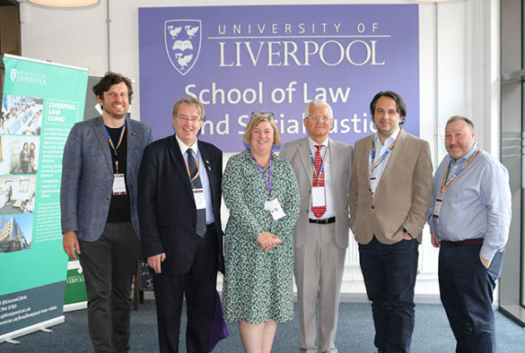 A group photo of speakers for the Summer School on the Law of the Council of Europe.