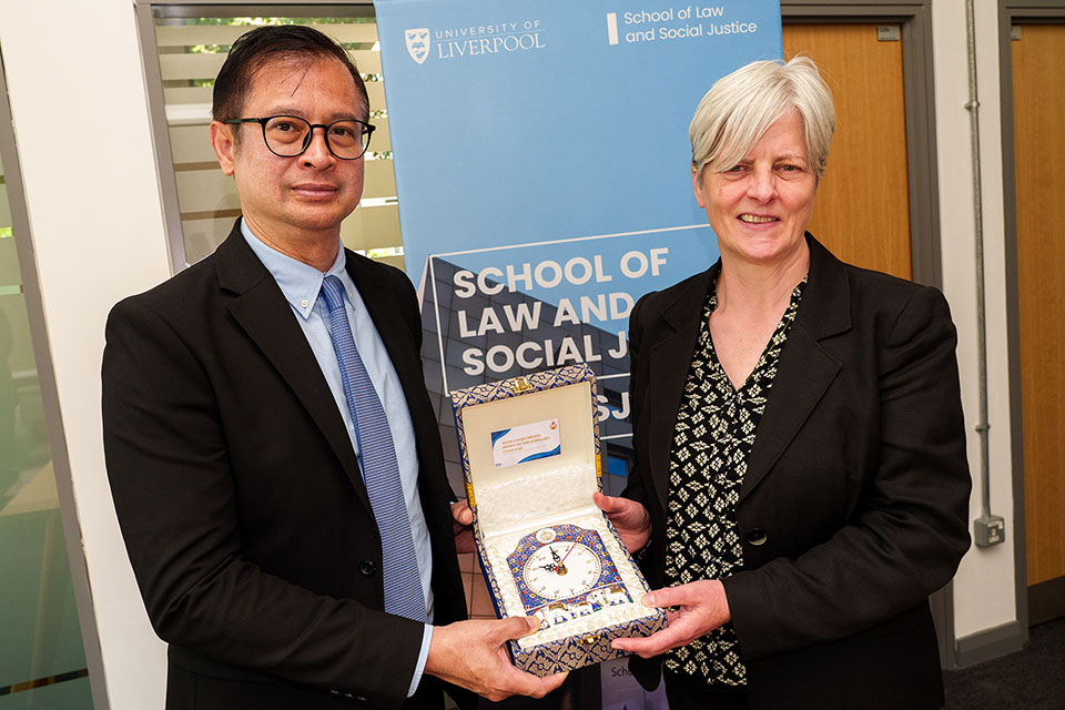 Secretary General Thiratai Charoenwong and Professor Fiona Beveridge