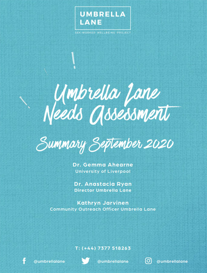 Umbrella Lane Needs Assessment front cover of report