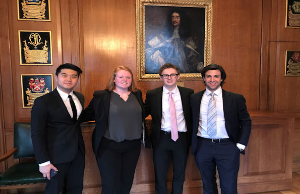 Liverpool Law Students Jessup 2019 team 