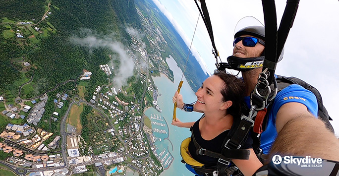 Picture of student skydiving in Australia