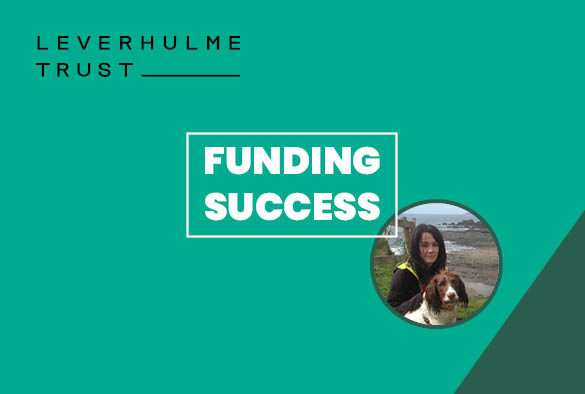 Teal green background with white bold writing that reads 'Funding Success'.