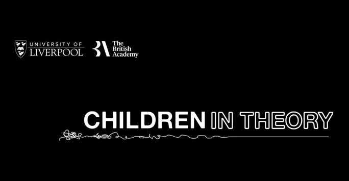 Children in theory logo with a scribble underneath the text