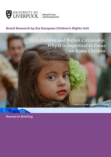 EEA children report cover