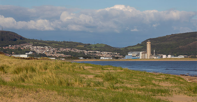 Baglan Bay, Port Talbot. Photo by Leighton Collins via Shutterstock - editorial use only