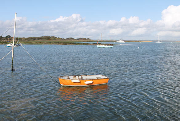 Small Boat in the Sea