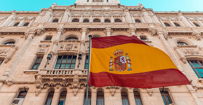 A picture of the Spanish Flag