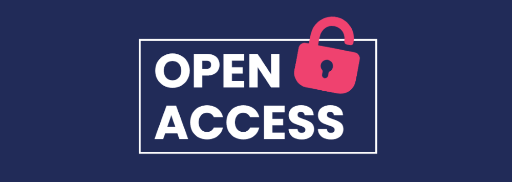 Open Access logo containing the picture of an open padlock