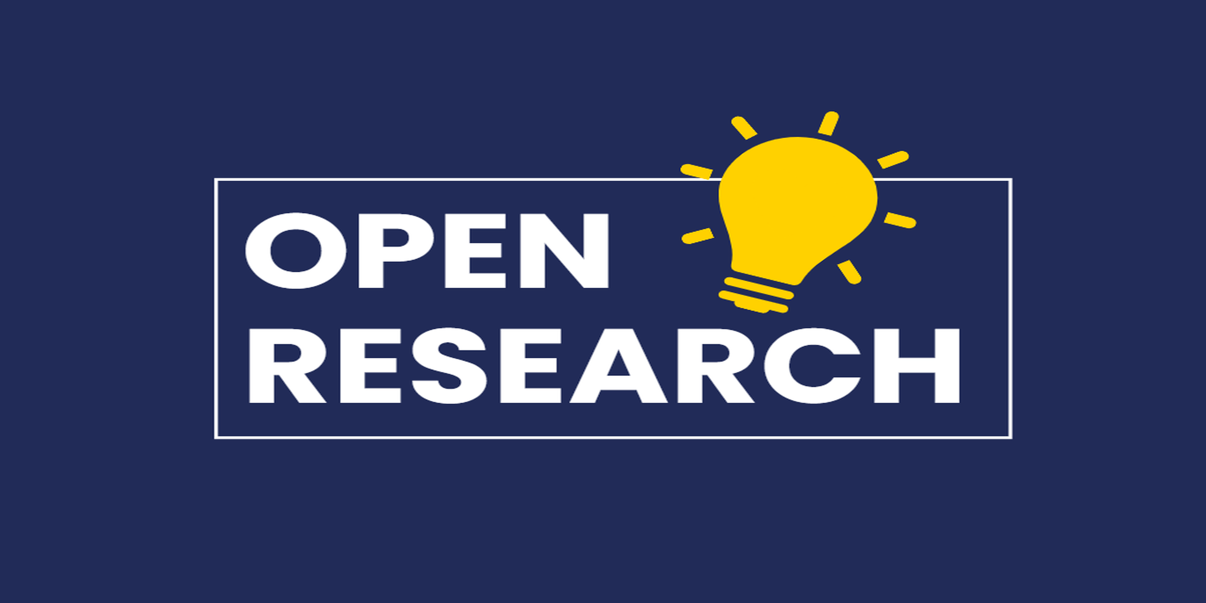 Open Research logo containing the picture of a lightbulb