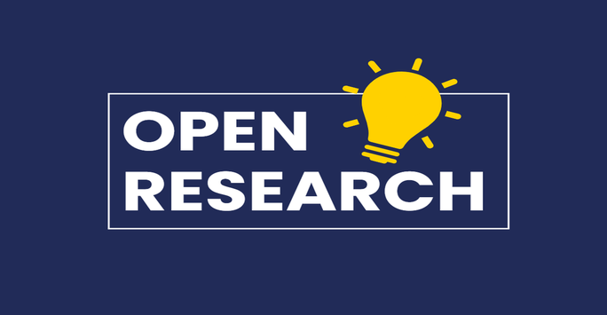 Open Research logo containing the picture of a lightbulb
