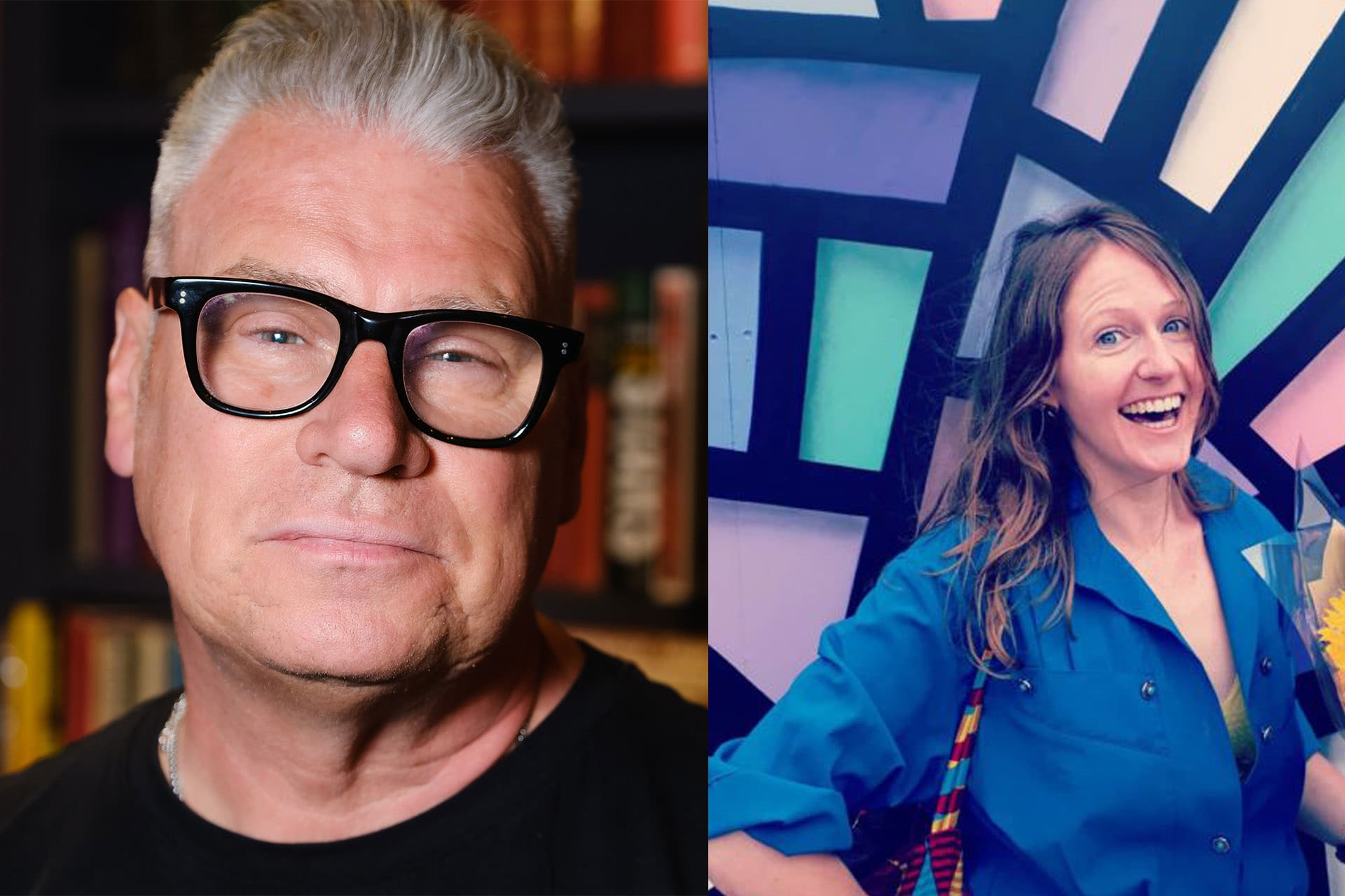 headshots of Mark Kermode and Jenny Nelson