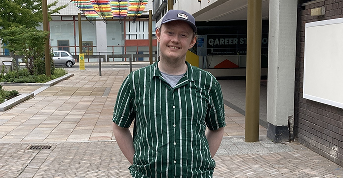 A person posing for a photo.