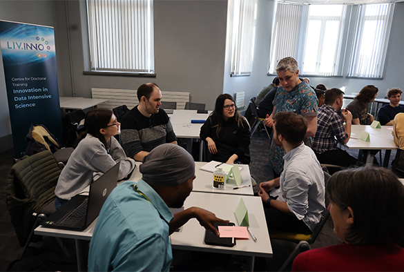 Group of students sitting at a table