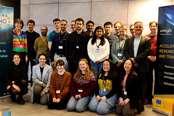 A group of people posing for a picture.