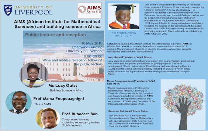 AIMS and building science in Africa