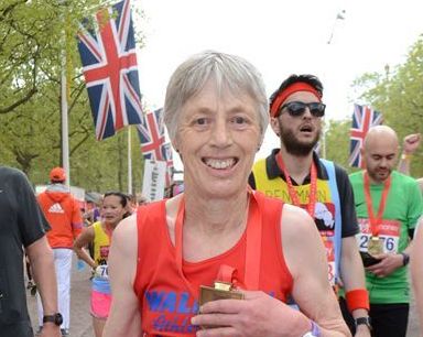 Professor Mary Rees 2017 London Marathon