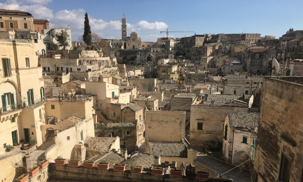 The city of Matera in Italy