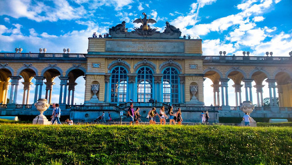 Schönbrunn Palace in the Summer