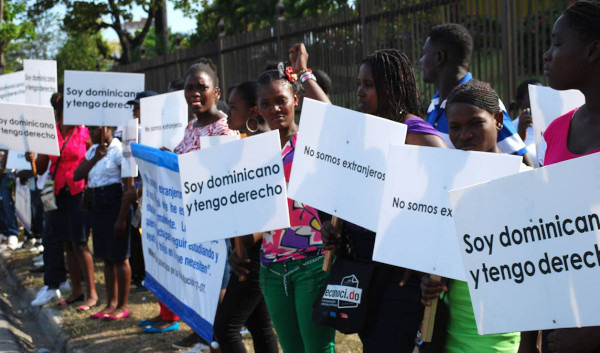 Civil rights protestors in the Dominican Republic