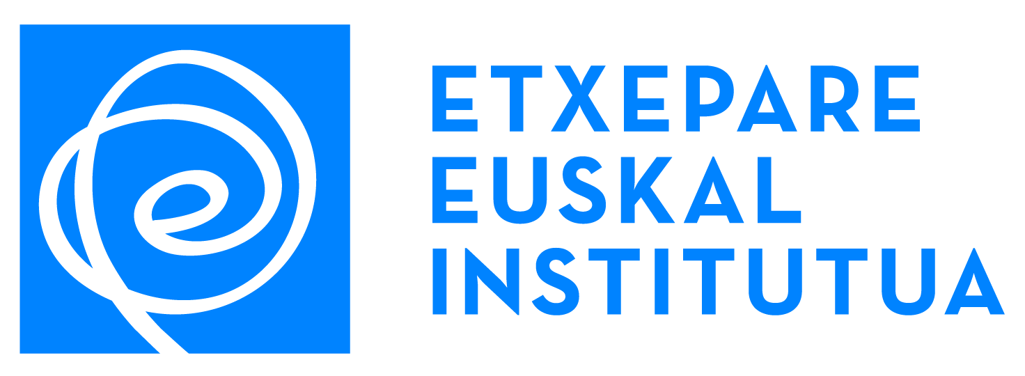 blue text on transparent background reading etxepare euskal institutua